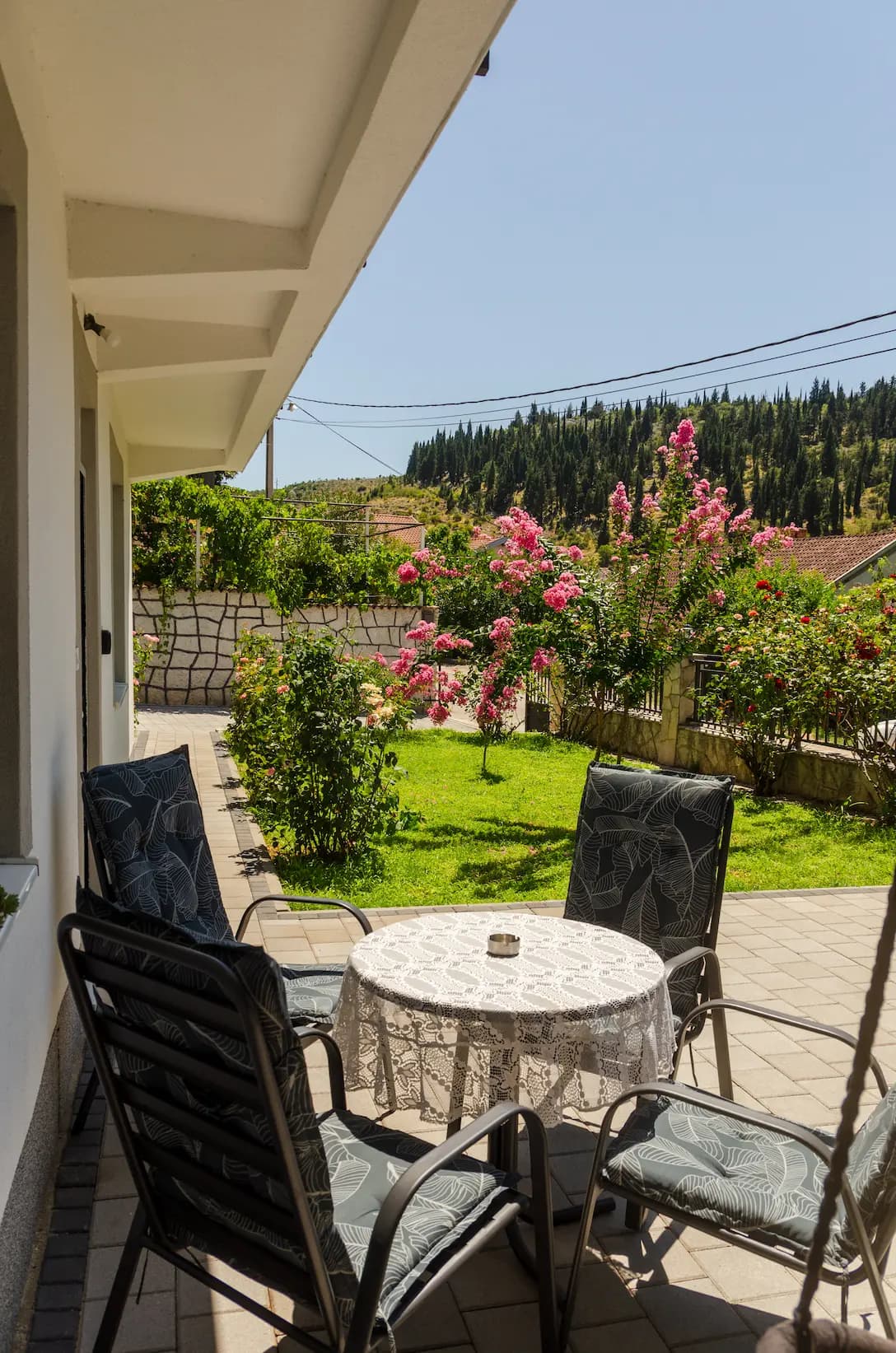 Ground Level Apartment Courtyard