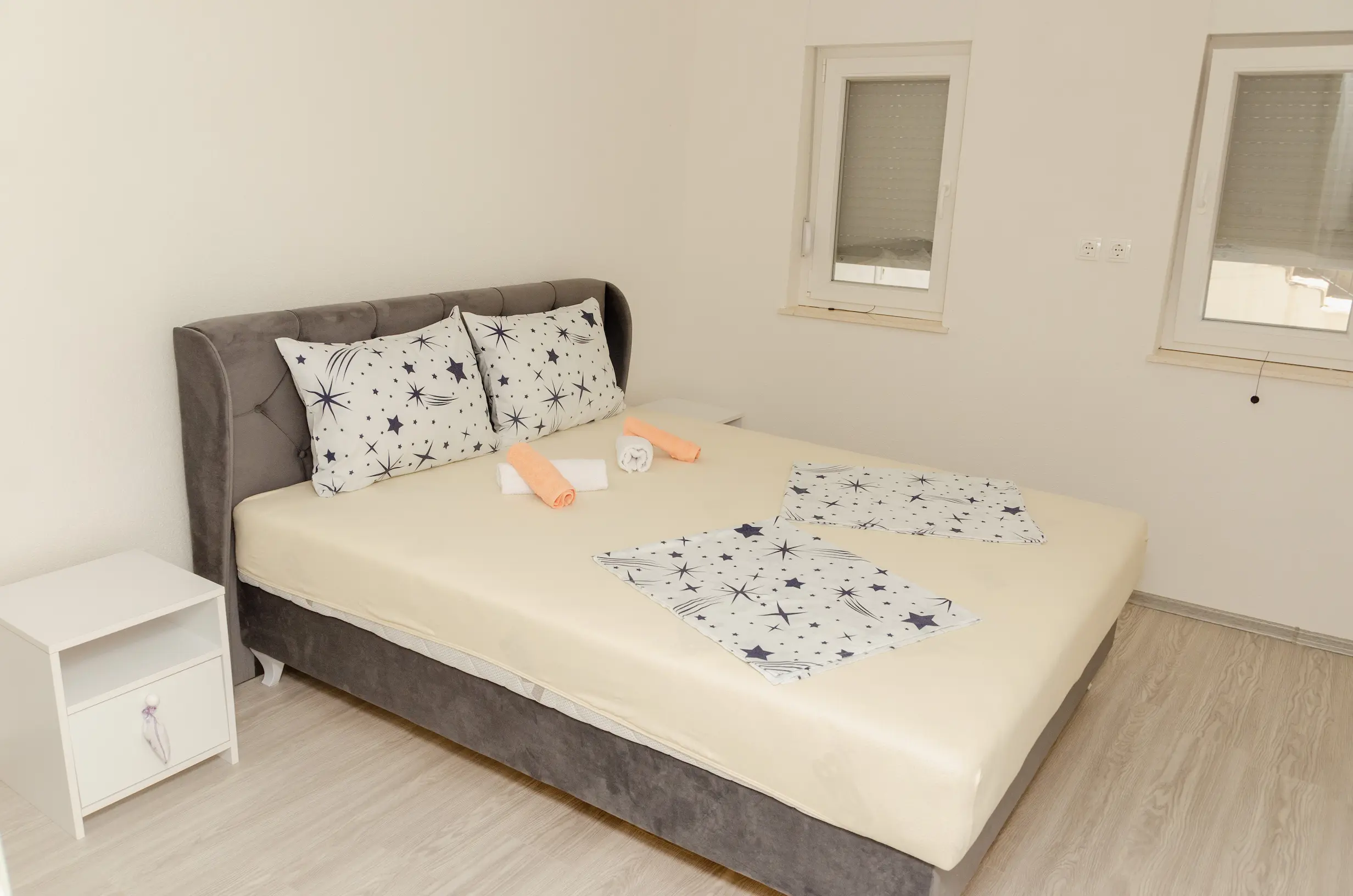 Ground Level Apartment Bedroom Double Bed